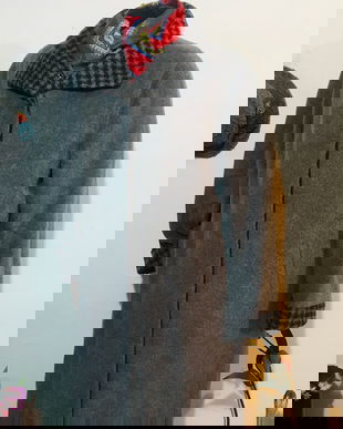 Palton stofa lana și mohair