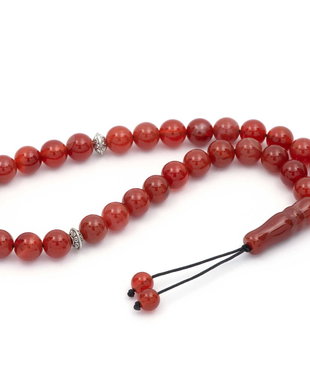 Matanie simpla din carneol sfere de 8 mm