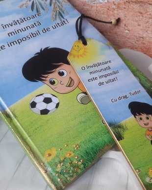 Agenda si semn de carte personalizate invatator/profesor