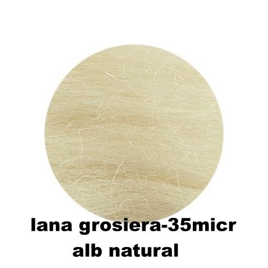 lana grosiera-50g-alba