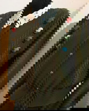 Pulover cu snur la talie