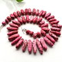 Colier pink jasp