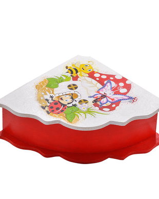 Cutie lemn cu design pentru copii, model 2560