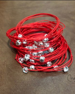 Bratara snur rosu/Bratari mărțisor/Bratara cristal Swarovski/Bratara perla Swarovski