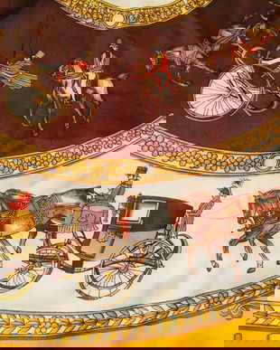 Esarfa imprimeu hipic