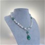 Colier perle cu Opal Peruvian
