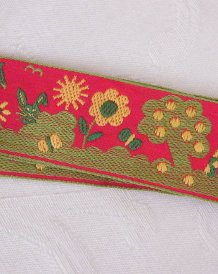 Banda decorativa tesuta iepuras