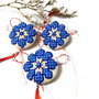 Martisor  traditional brodat manual - Martisor romanesc