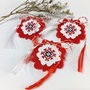 Martisor  traditional brodat manual - Martisor romanesc