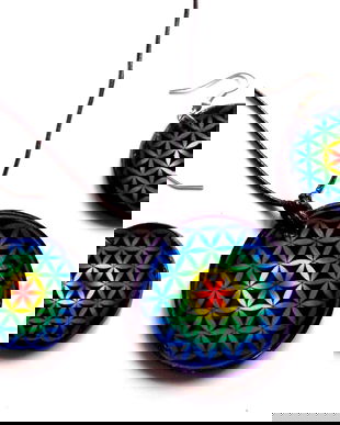 set lemn cu floarea vietii 40130