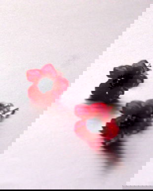 cercei rasina rosu sidef 40112