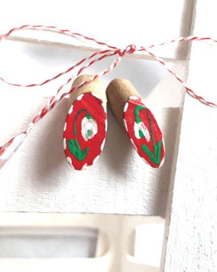 Cercei martisor cu ghiocei