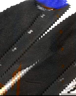 Haina gri natur din lana