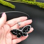 Rezervat Colier /Pandantiv Fluture - Black Butterfly