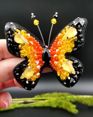 Broșă Fluture - Radiant Butterfly