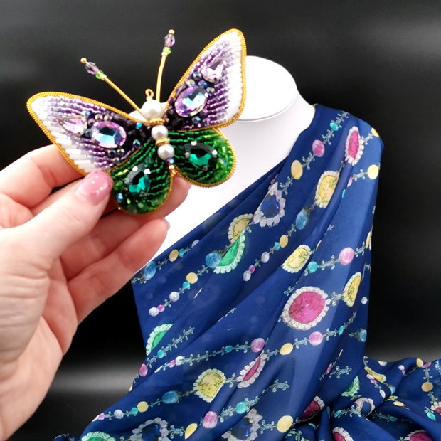 Rezervat Broșă Fluture - Colorful Butterfly