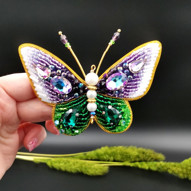 Rezervat Broșă Fluture - Colorful Butterfly
