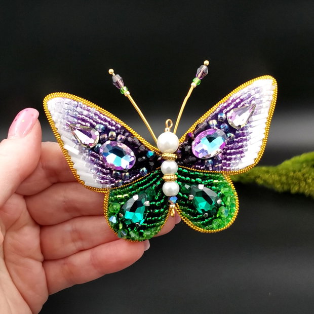 Rezervat Broșă Fluture - Colorful Butterfly
