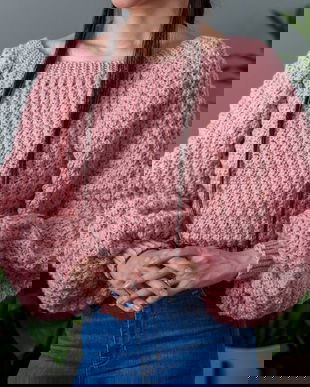 Pulover oversized tricotat, Pulover eleganta, Pulover luxuriant, Pulover supradimensionat tricotat, Bluza eleganta