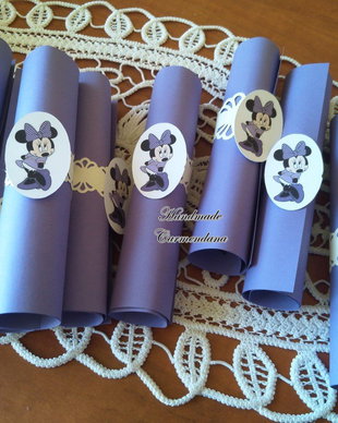 Invitatii Minnie Mouse