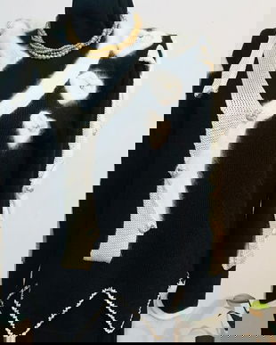 Bluza eleganta, angora și vascoza