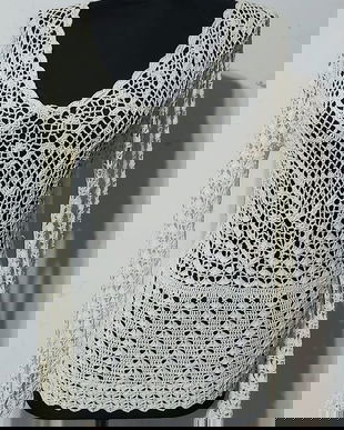 Bluza din macrame croșetata