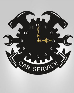 ceas de perete " Service auto"