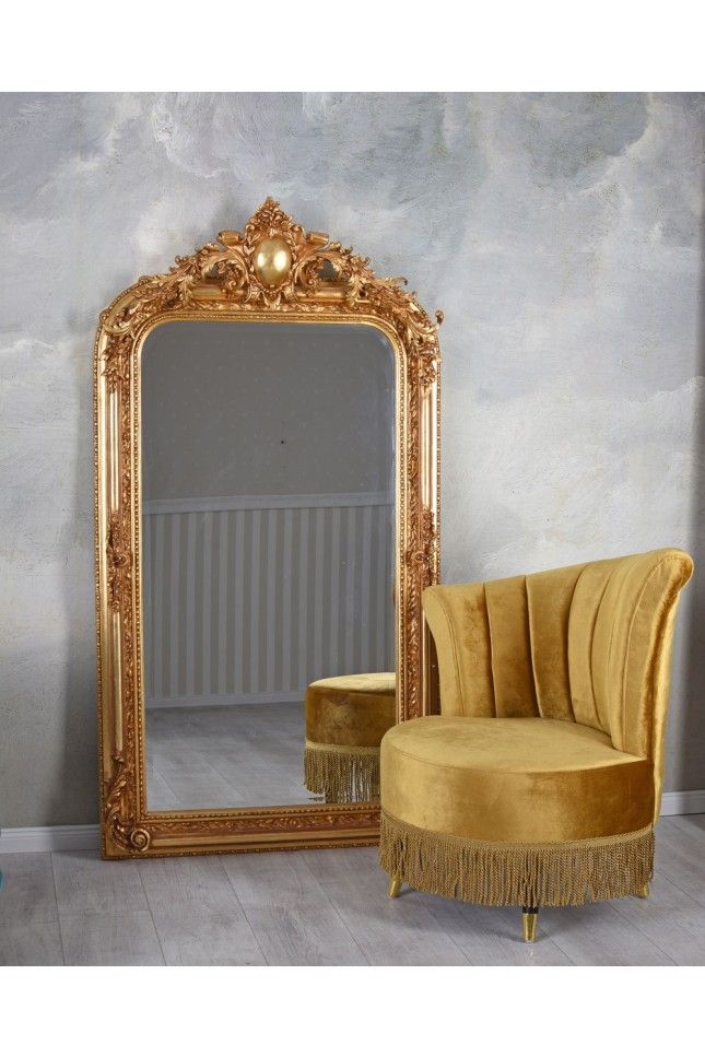 Oglinda baroc din cristal cu rama deosebita cu decoratiuni