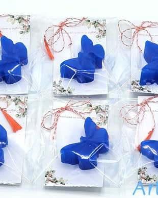 Martisor din săpun artizanal,  cu unt de cacao și glicerina,  parfumat