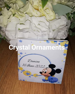 Invitație botez baby mickey
