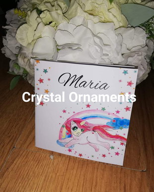 Invitație botez unicorn
