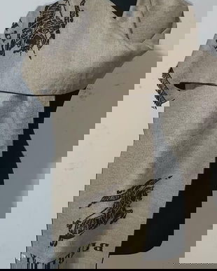 Fular Burberry cu două fete