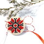 Martisor  traditional brodat manual - Martisor romanesc