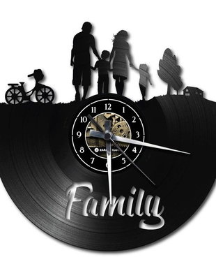 FAMILIE | Ceas de vinil