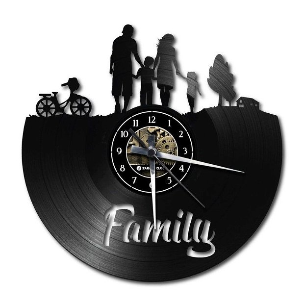 FAMILIE | Ceas de vinil