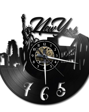 NEW YORK | Ceas de vinil
