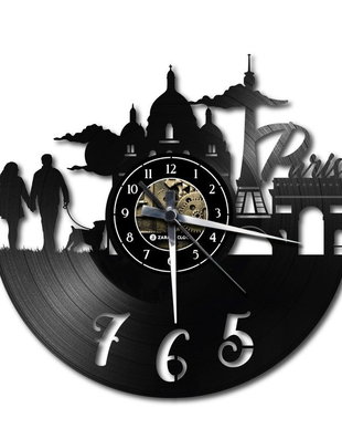 FAMILIA  IN PARIS | Ceas de vinil