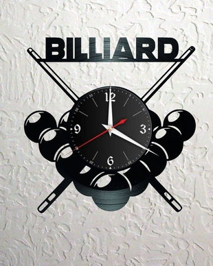 BILIARD-ceas de perete