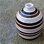 Vaza/ vas decorativ- ceramica Suedia- vintage/ retro
