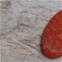 Cabochon jasp rosu, 60x37 mm