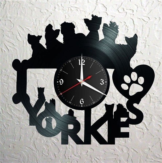Yorkies- ceas de perete