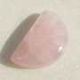 Cabochon cuart roz aprox 37x21.5x7 mm