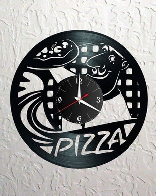 PIZZA - ceas de perete