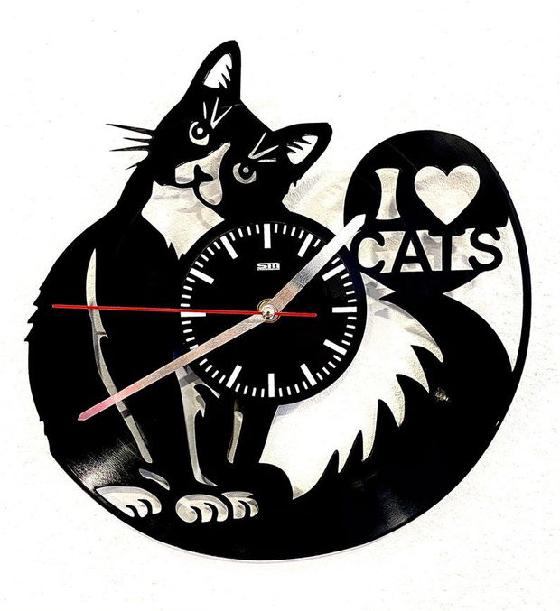 I LOVE CAT'S - ceas de perete