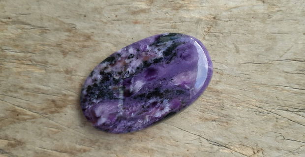 Cabochon charoit, 45x27 mm