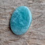 Cabochon amazonit, 38x27 mm