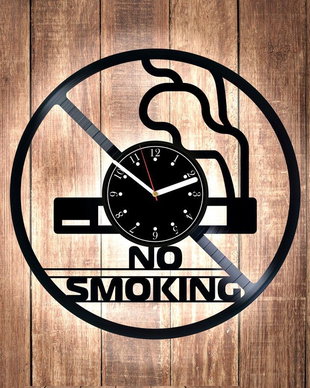 NO SMOKING -ceas de perete