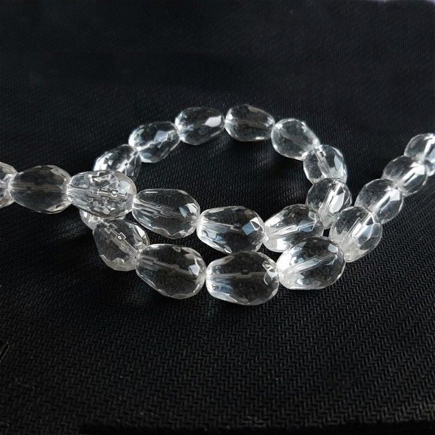 Margele  cristal sticla, picatura fatetata  16x12mm  GSLAK-T 072A