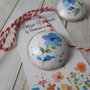 Brosa cu albastrele - martisor
