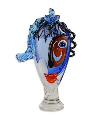 Figura abstracta din sticla Murano